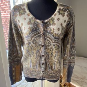 H&M PAISLEY PATTERNED CARDIGAN